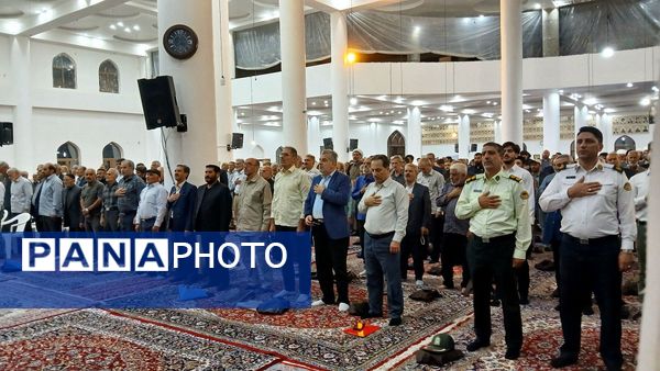 برگزاری آیین باشکوه گرامیداشت هفته دفاع مقدس در مصلی نظرآباد