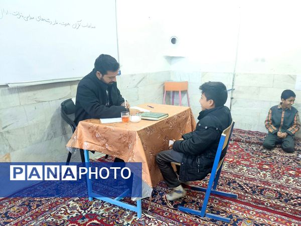 آغاز مرحله آموزشگاهی مسابقات قرآن و عترت در دبستان شهید پسندیده فدافن 