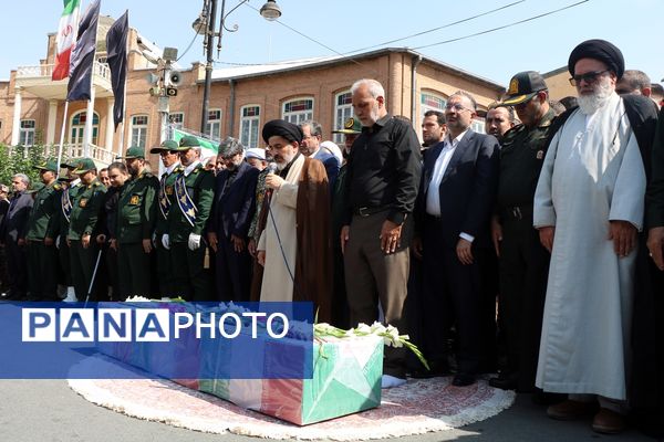تشییع پیکر شهید نارنجی در ارومیه