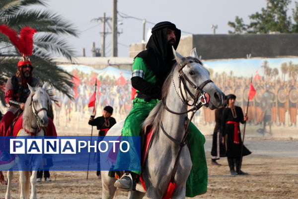 بازآفرینی نوجوان کربلا زیر آسمان لامرد