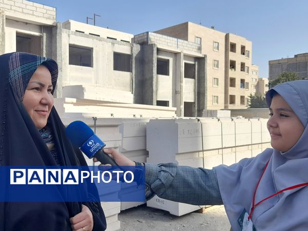 بازدید انجمن اولیا و مربیان دبستان پورشهریاری از پروژه درحال ساخت مدرسه اولیاء ناحیه ۷ مشهد