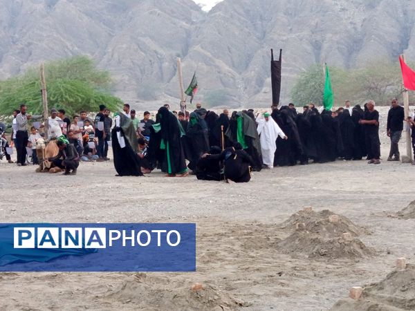آیین باشکوه کاروان شام تا کربلا در میناب