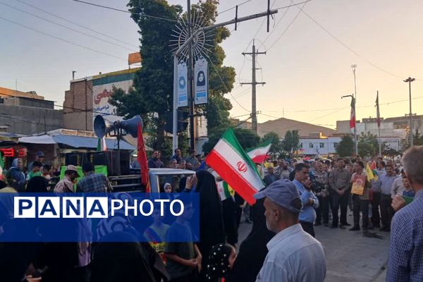 جشن بزرگ پیروزی رزمندگان اسلام در نبرد علیه رژیم صهیونیستی و آمریکای جنایتکار در شهرستان قروه