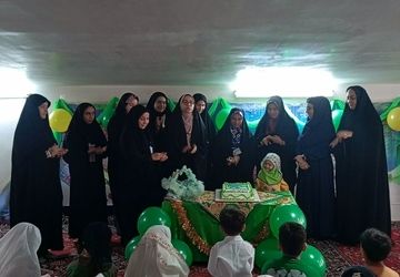 جشن آغاز امامت حضرت ولی‌عصر(عج) در مهد آدینه شهرستان سرعین 