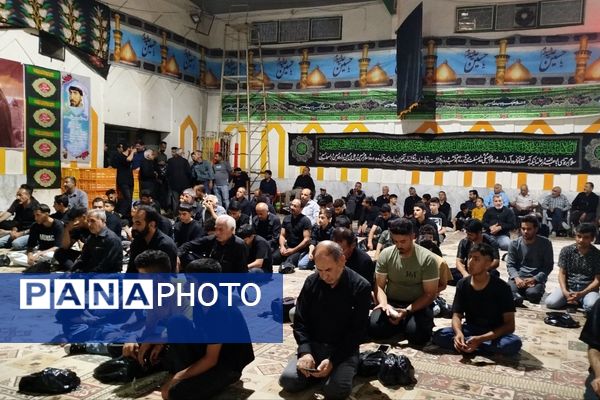شور حسینی در شب چهارم محرم 1404 در هیات فرهنگیان ناحیه ۳ شیراز 