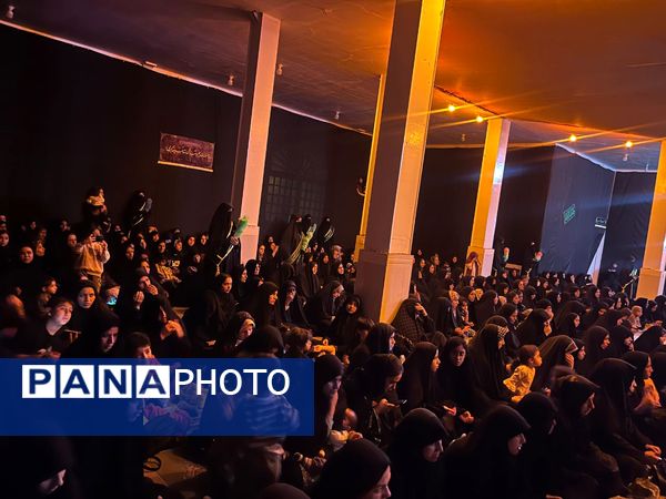 مراسم شب سوم سوگواری حضرت فاطمه(س) در تپه شهدای گمنام کهنوج