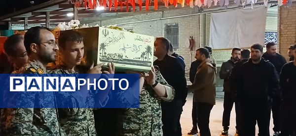 استقبال از شهید گمنام در شهرستان علی‌آباد کتول