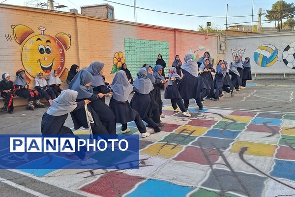 ضربان تند ورزش در جعفریه؛ شروع المپیاد درون‌ مدرسه‌ای پیشوا با هیجان و انرژی