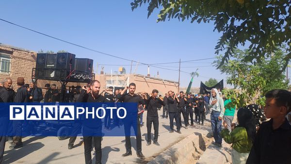 مراسم عزاداری و زنجیر زنی شهادت امام حسن مجتبی(ع) و رحلت پیامبر اکرم (ص) در  روستای کفکی خراسان رضوی