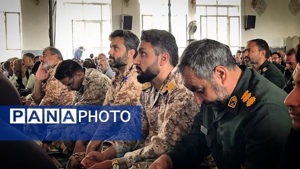 نماز جمعه و تقدیر از سربازان شهرستان کاشمر 
