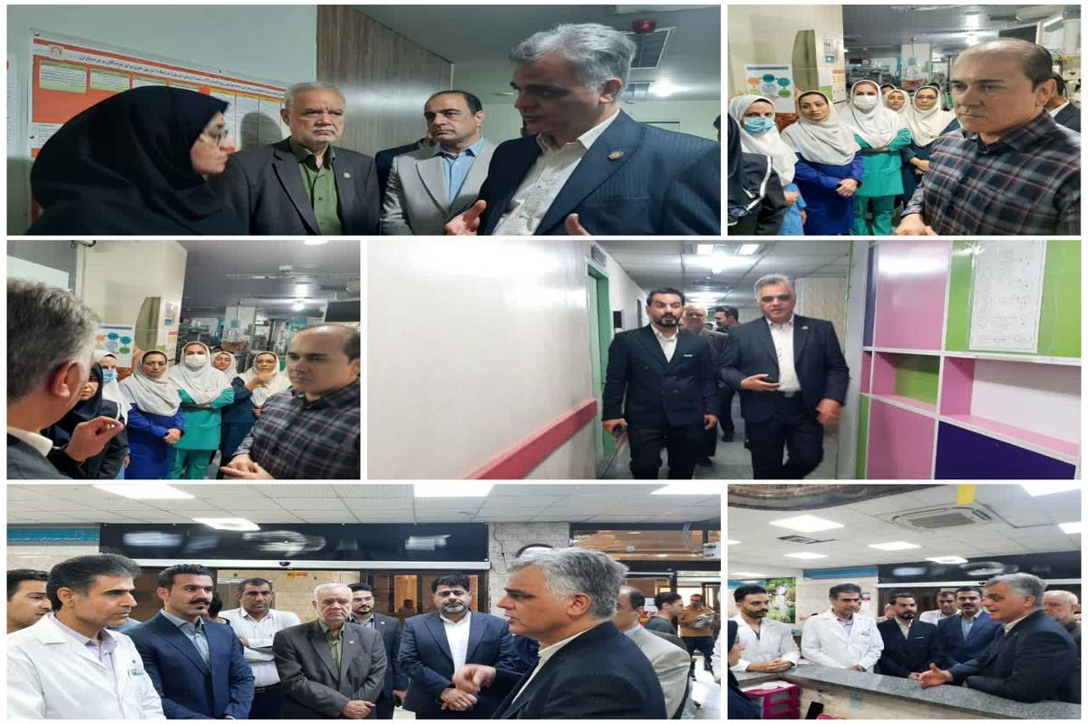 بازدید رئیس سازمان نظام پرستاری کشور از بیمارستان شهید رحیمی خرمآباد