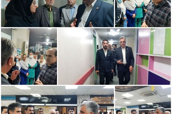 بازدید رئیس سازمان نظام پرستاری کشور از بیمارستان شهید رحیمی خرم‌آباد