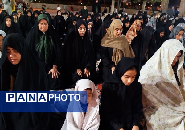 مراسم شب ششم  محرم در گلزار شهدای نیشابور