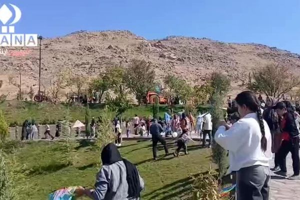 پرواز بادبادک‌ها در هفته کودک در تویسرکان