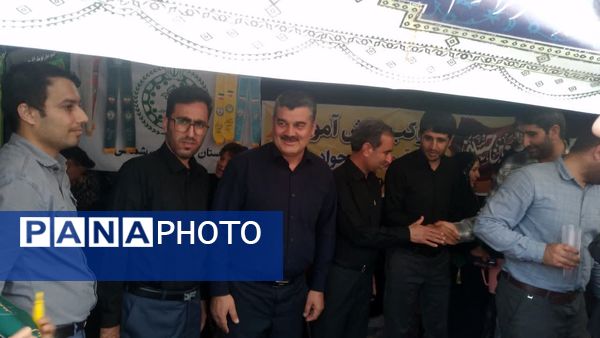 برپایی موکب نهادهای اداره آموزش و پرورش در شیروان
