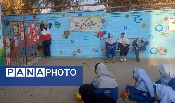 بیست و هفتمین دوره مانور زلزله در مدرسه بنت الهدی صدر ۲ 