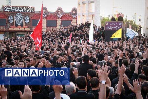 دسته عزاداری حسینیه اعظم زنجان در یوم العباس