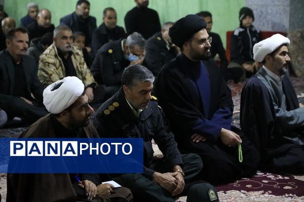 مراسم عزاداری در هیأت صاحب الزمانی (عج) خوسف 