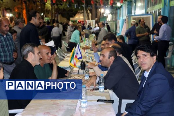 برپایی موکب خدمت در گلستان شهدای اصفهان با حضور فرماندار اصفهان 