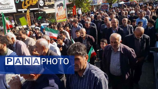 راهپیمایی ۱۳ آبان در منطقه رحیم‌آباد