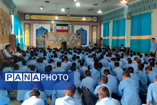 مراسم یادواره شهدا در آموزشگاه امین شهید بکائی