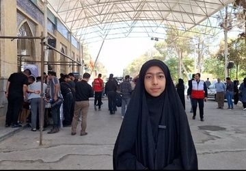 اعزام زائران به کربلای معلی از گلزار شهدای نجف آباد 

