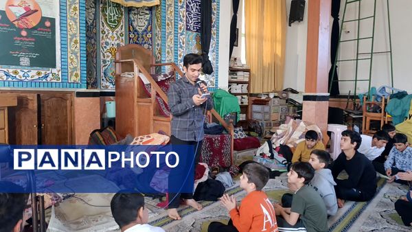 جلوه‌هایی از اعتکاف پسران آشخانه 