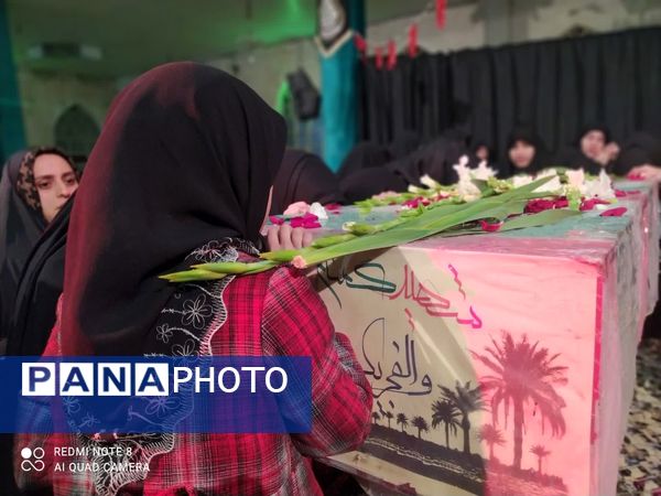 تشییع پیکر مطهر شهدای گمنام در سرار شهرستان برخوار