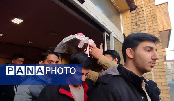 مراسم بدرقه زائران عمره مفرده ویژه دانش‌آموزان پسر استان آذربایجان شرقی