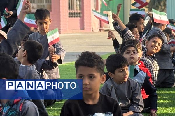 گرامیداشت روز دانش‌آموز در مدرسه روستایی  شهید بهنام محمدی