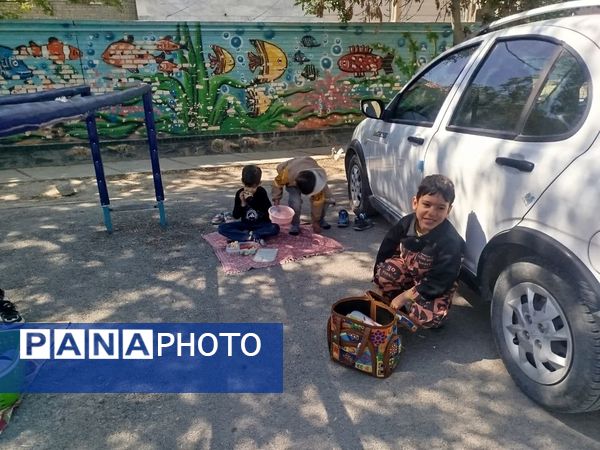 صبحانه سلامت در مدرسه پسرانه مبین شیروان