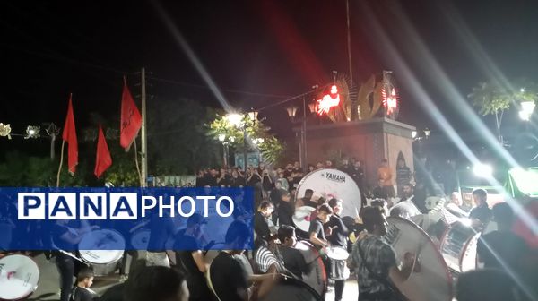 عزاداری مردم شهر تیتکانلو در شب‌های محرم