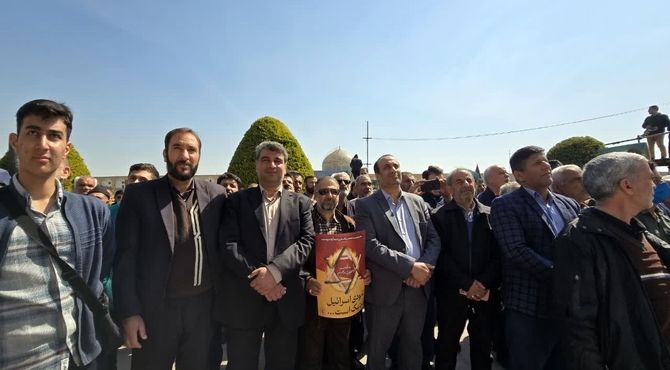حماسه حضور اصفهانی‌ها در راهپیمایی روز جهانی قدس