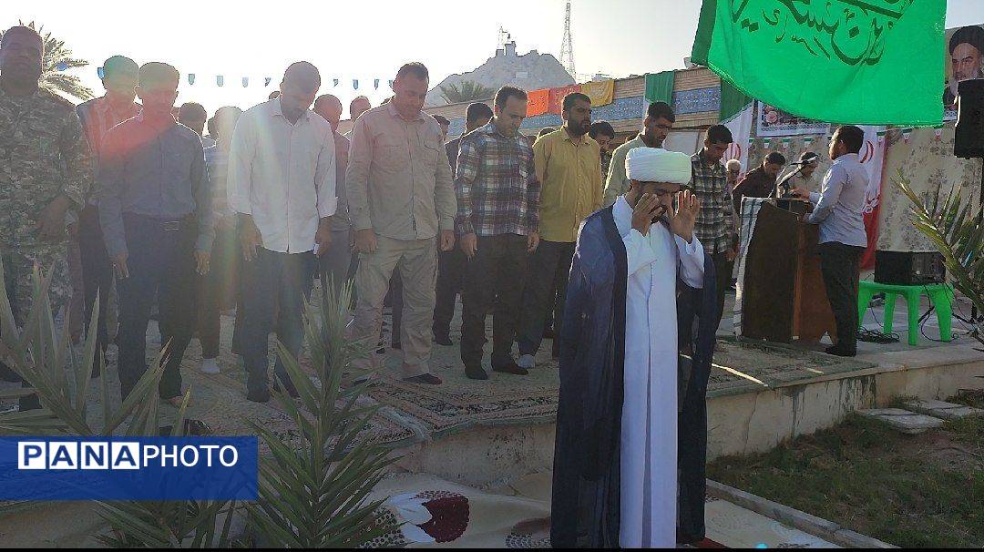 نماز عید سعید فطر در بوموسی