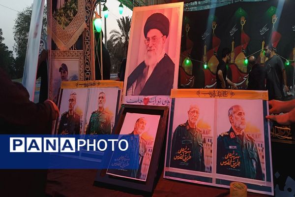 خدمت‌رسانی دانش‌آموزان و فرهنگیان ناحیه‌چهار اهواز به زوار اباعبدالله‌الحسین(ع)