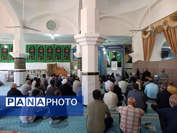 نماز عبادی سیاسی جمعه به امامت امام جمعه موقت شهرستان خلیل آباد