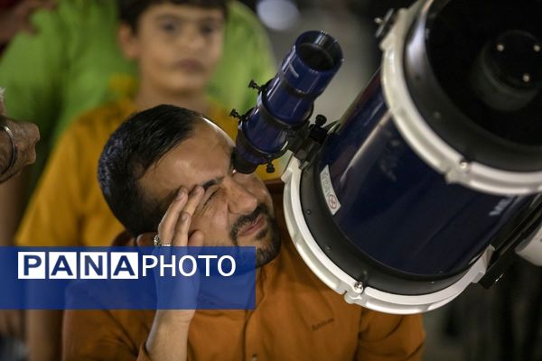 رصد زیباترین خسوف قرن از آسمان مسجد جمکران