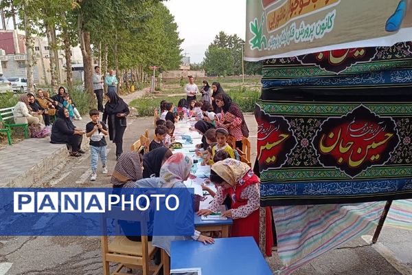 برپایی موکب کودکان و نوجوانان عاشورایی کانون پرورش فکری در یاسوج