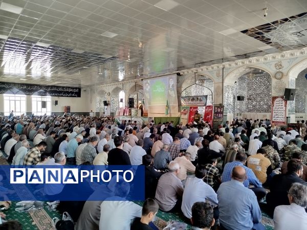 نماز جمعه شهرستان کاشمر با حضور مردم ترشیز کهن برگزار شد 