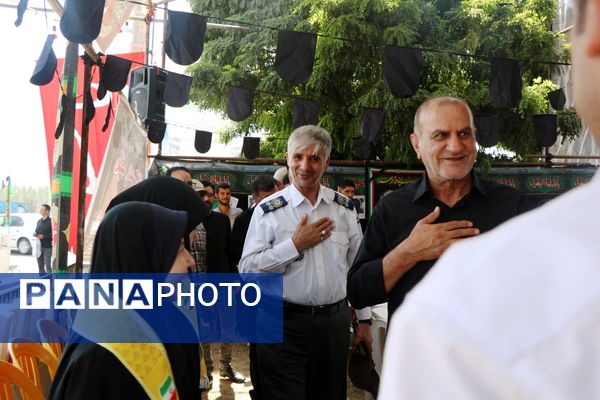 بازدید مشاور وزیر از موکب‌های سازمان دانش‌آموزی آذربایجان غربی