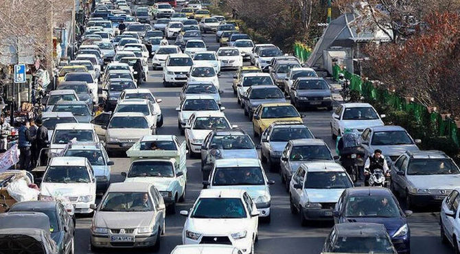 ترافیک نیمه سنگین در مسیرهای ورودی تهران