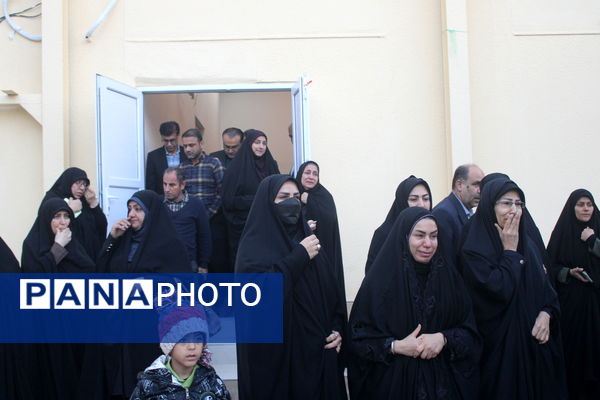 مراسم استقبال از شهید گمنام در اداره‌کل آموزش و پرورش استان بوشهر