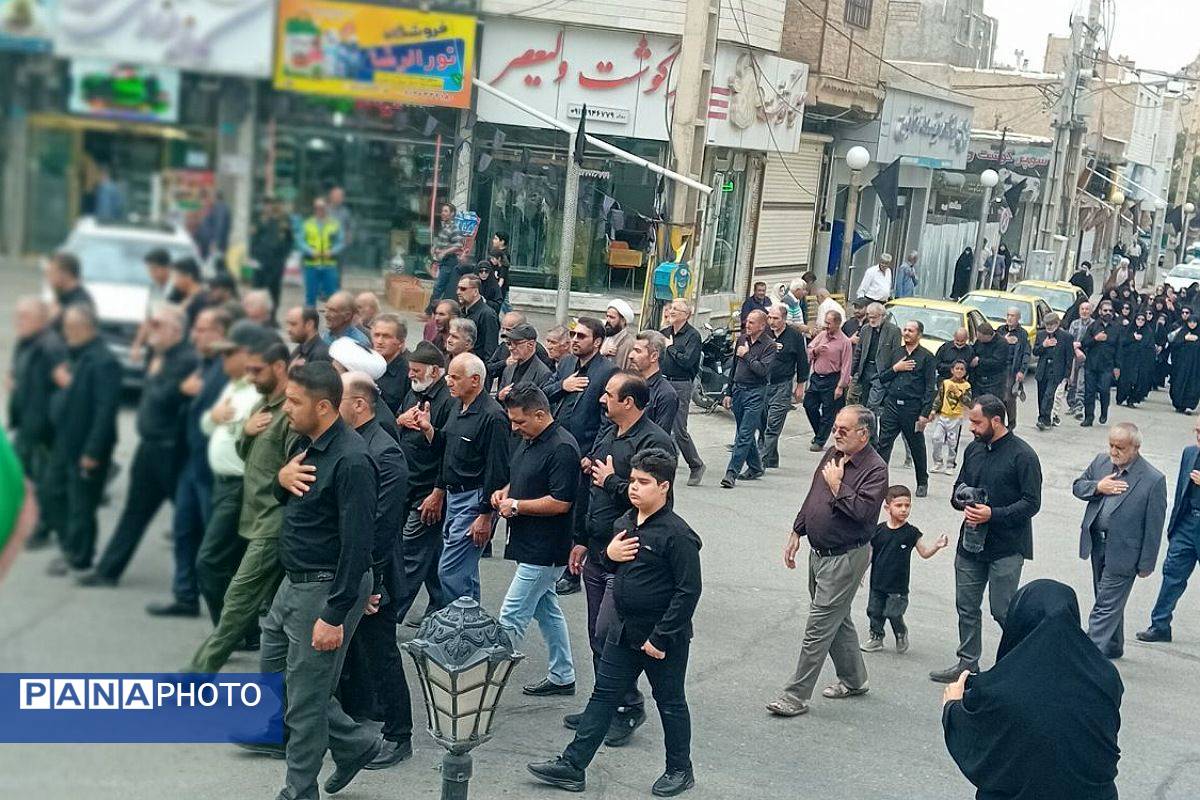 برگزاری مراسم پیاده‌روی جاماندگان اربعین درشهرستان فیروزکوه
