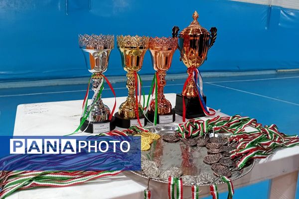 اختتامیه مسابقات والیبال دانش‌آموزان دختر مدارس شهرستان قرچک