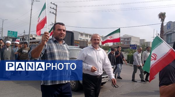 فریاد امت و راهپیمایی بشارت نصر در شهرستان محمودآباد
