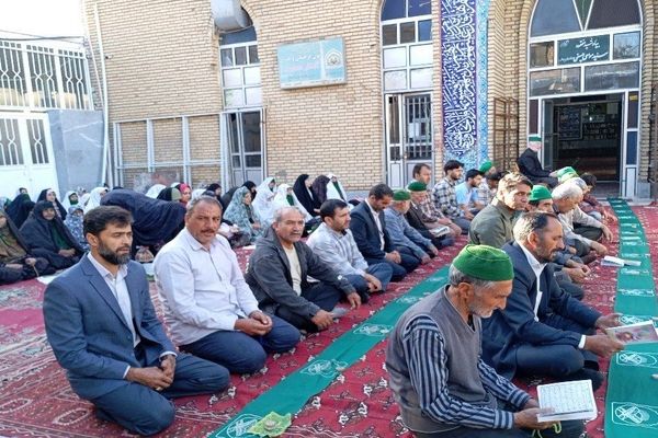 نماز عید سعید قربان در مسجد جامع شهر بار نیشابور