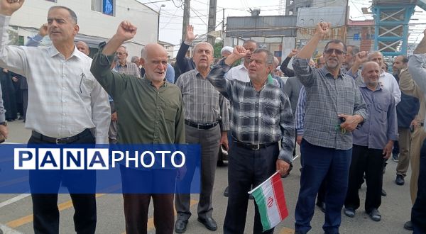 فریاد امت و راهپیمایی بشارت نصر در شهرستان محمودآباد