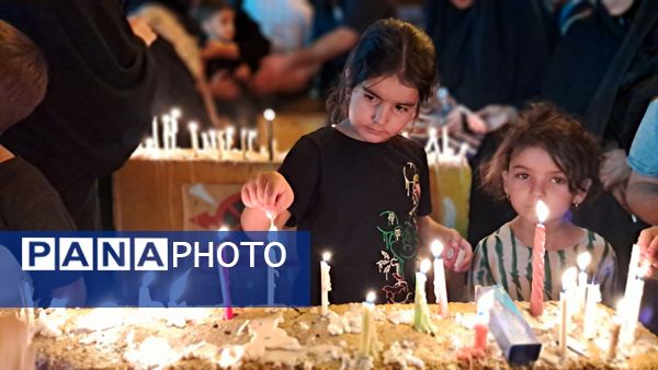 شام غریبان و حضور کودکان در مراسم سوگواری عاشورا
