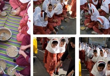 سوگواره‌ فاطمی در مدرسه بهار کوهدشت