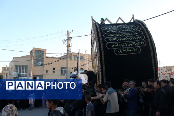 دسته عزای شهادت حضرت فاطمه الزهرا (س) در امامشهر یزد